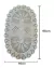 Tapete Oval Beira de Cama Especial 95x60cm Crochê Artesanal - comprar online