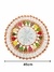 Toalha de Bandeja Pequena Redonda Primavera 45cm Crochê Artesanal na internet