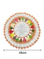 Toalha de Bandeja Pequena Redonda Primavera 45cm Crochê Artesanal na internet