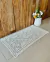 Tapete Retangular Beira de Cama 1,40mx70cm Crochê Artesanal