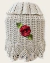 Capa Para Botijão De Gás 55x55cm Bordada Crochê Artesanal - loja online
