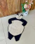 Tapete Infantil Panda 95x60cm Crochê Artesanal na internet