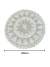 Imagem do Toalha Centro De Mesa Mandala P Lisa 60cm Crochê Artesanal