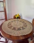 Toalha Centro de Mesa Uvas 1m Crochê Artesanal