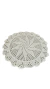 Tapete Redondo 63cm Crochê Artesanal - comprar online
