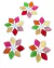 Kit 5 Toalhinhas De Chá Folhas De Uva 25cm - loja online