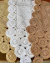 Caminho De Mesa 1,50mx38cm M Comum Liso Crochê Artesanal na internet