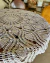 Toalha De Mesa Redonda Abacaxi 1,30m Crochê Artesanal - comprar online