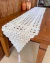Caminho De Mesa 2,20mx45cm Extra Talinha Crochê Artesanal - Crochê Maria Veronez