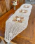 Caminho De Mesa 1,65mx35cm Folhas De Uva Crochê Artesanal - comprar online