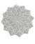 Tapete Mandala Boho Redondo 55cm Crochê Artesanal - loja online