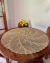 Toalha Centro De Mesa Corais do Caribe 95cm Crochê Artesanal - comprar online