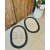 Imagem do Kit 2 Tapetes 65x45cm Oval Telinha Crochê Artesanal