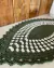 Tapete Beira de Cama 90x50cm Infinito Crochê Artesanal na internet