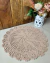 Tapete Redondo 63cm Crochê Artesanal - comprar online