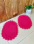 Kit 2 Tapetes Oval Algodão 70cm x 45cm Crochê Artesanal - loja online