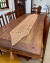 Caminho De Mesa 2,20mx45cm Extra Talinha Crochê Artesanal