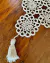 Caminho De Mesa Argola Mini 60cmx38cm Algodão Cru Crochê Artesanal na internet