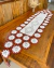 Imagem do Caminho De Mesa 1,50m Branco Com Detalhe Colorido Crochê