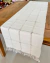 Caminho Trilho De Mesa Tear Bainha Aberta Cru 1,60m x 38cm - comprar online