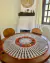 Toalha De Mesa Redonda Primavera 90cm Crochê Artesanal na internet