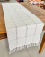 Caminho Trilho De Mesa Tear Bainha Aberta Cru 1,60m x 38cm na internet