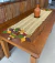 Caminho Trilho De Mesa 1,70x38cm Cacho De Uva Tons de Inverno Crochê Artesanal - comprar online