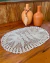 Bandeja Oval 50x37cm Ls Cor Lisa Artesanal na internet