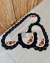 Kit Tapete e Passadeira Cozinha Oval 3 Peças Bico Leque Flor Crochê Artesanal