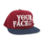 Boné Your Face Omega Vermelho - comprar online