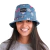 Bucket Your Face Borboleta Azul