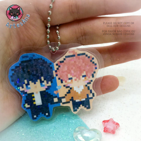 Pingente duas faces Casal - Given ( Coleção Hana )