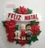 Image of Personalized felt wreath (Christmas)