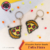 Perler Beads Keychain / Earrings - Pizza Slice