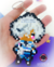 Perler Beads Keychain - Arlan / Honkai Star Rail ( Hana Collection ) - ArtesanaShop