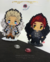 Stands Perler Beads - Good Omens ( Coleção Hana ) - ArtesanaShop