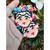 Perler Beads Earrings - Frida Kahlo - buy online