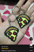 Chaveiro / Brincos Perler Beads - Fatia Pizza - comprar online