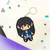 Perler Beads Keychain / Magnet - Omori on internet