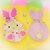 Felt sweets holder - Rabbit easter bags - ArtesanaShop