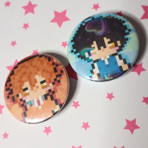 Holographic Bottons - Sasaki to Miyano / Sasamiya ( Hana Collection ) - buy online