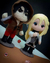 Felt dolls - Rachel & Zack / Angels of Death ( Amai Collection ) - ArtesanaShop