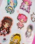 Cartela de adesivos holográficos - Madoka Magica - ArtesanaShop
