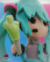 Felt standee doll - Hatsune Miku ( Vocaloid ) - ArtesanaShop