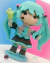Boneca de feltro - Hatsune Miku ( Vocaloid ) - loja online