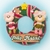 Personalized felt wreath (Christmas)