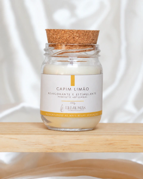 Vela Aromática Capim Limão