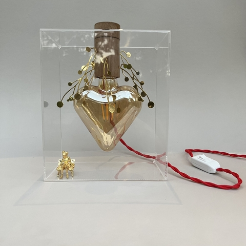 Luminária Acrílico Coração Apertado - Praçinha