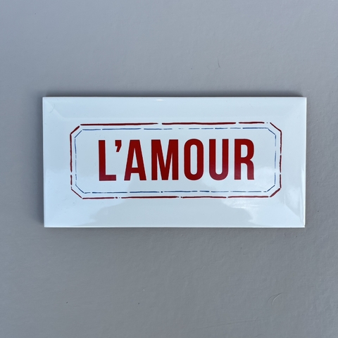 Azulejo Retangular - L'Amour