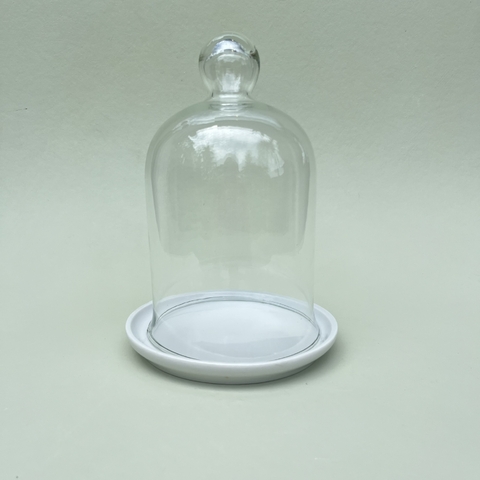 Redoma de Vidro - Lisa/Branca